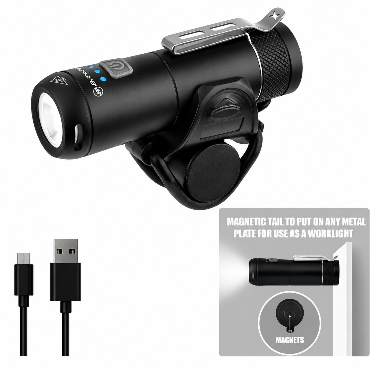 NightBlaze 7Sun with Bike Mount and Magnetic Display Plate (Case of 10) - Image 2