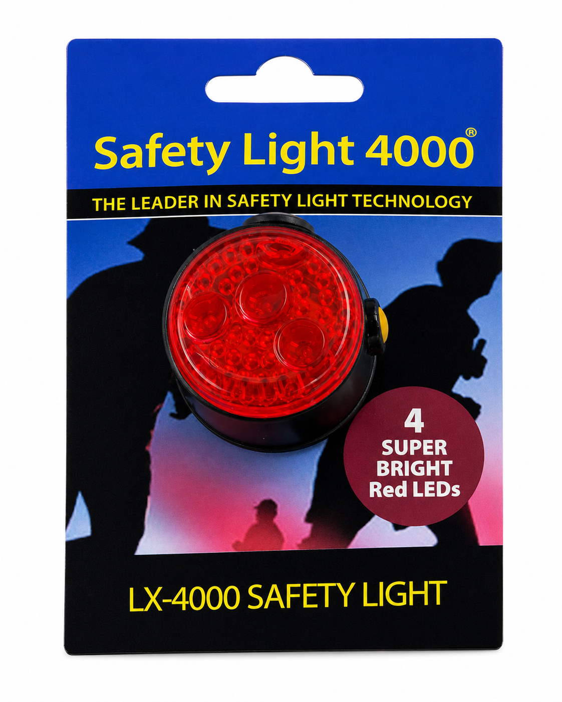 Safety Light 4000 Hands-Free Clipon Red Flashing Light (6-Pack)