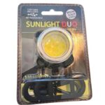 Bright Guard SunDuo 150-lumen USB Rechargeable, Hands-Free Safety Light, Clamshell