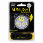 Bright Guard SunLight 80-lumen USB Rechargeable, Clipon Light, Clamshell Packaging