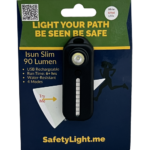 Isun Slim 90 Lumen Clipon White & Red Light (6-Pack) Black