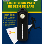 Isun Slim 90 Lumen Clipon White & Red Light (6-Pack) Black